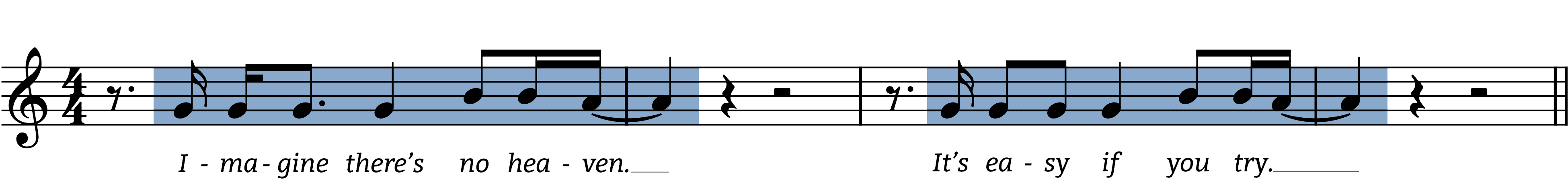 imagine melodic figures