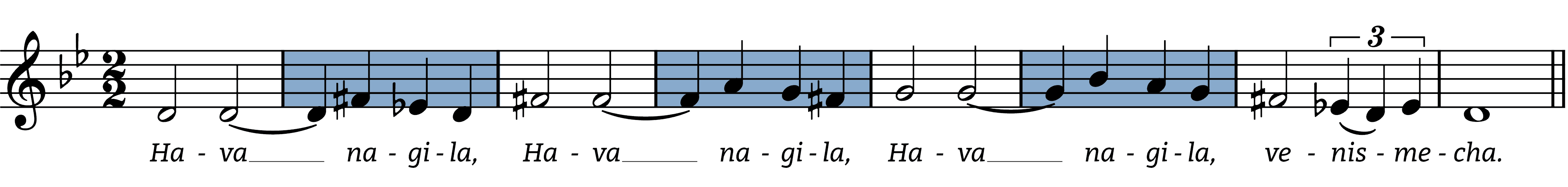 hava-nagila melodic figures