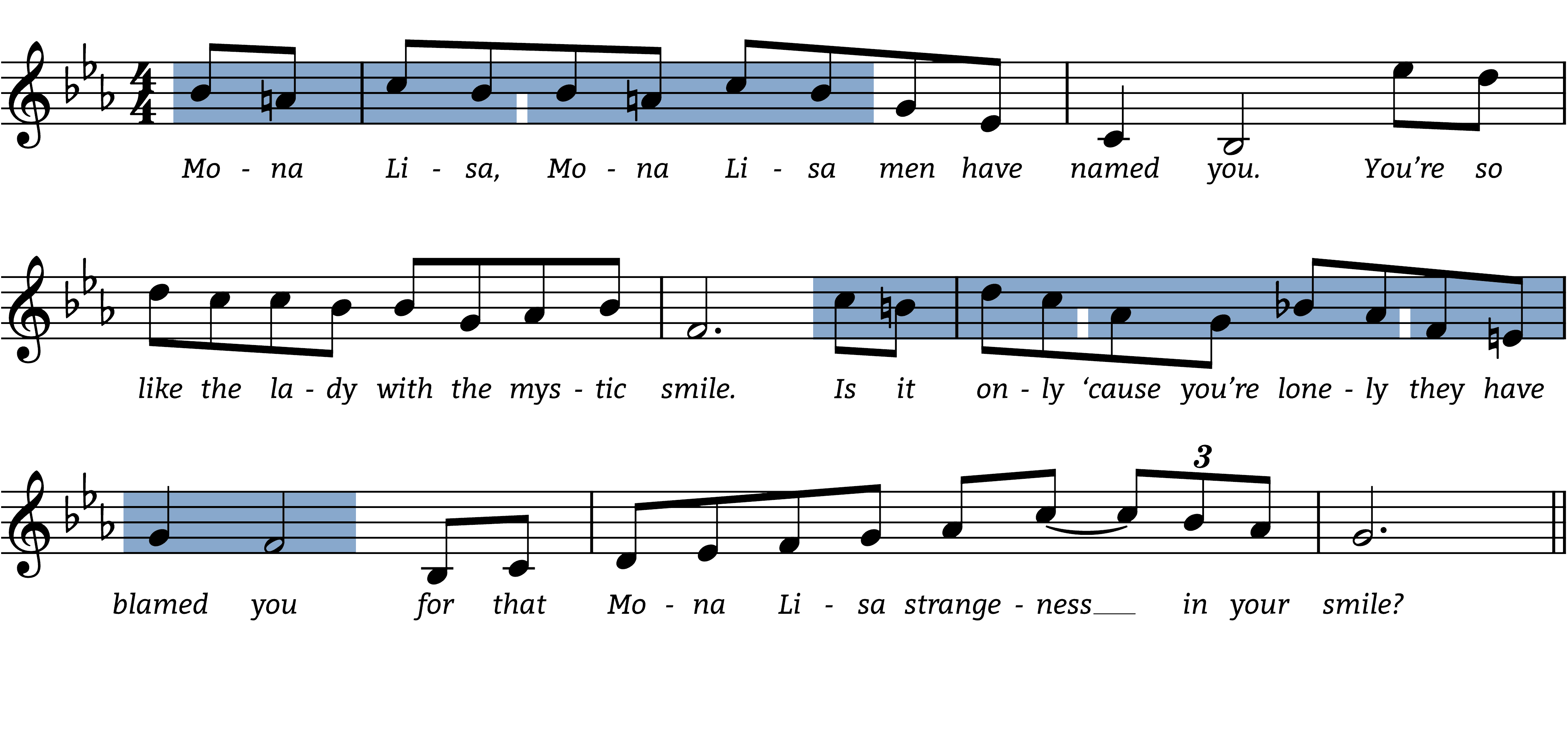 mona-lisa melodic figures