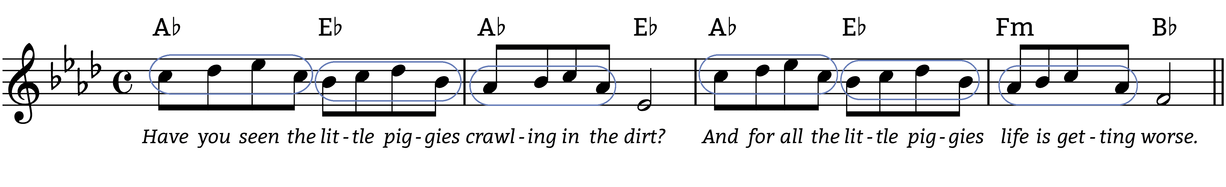 piggies melodic figures