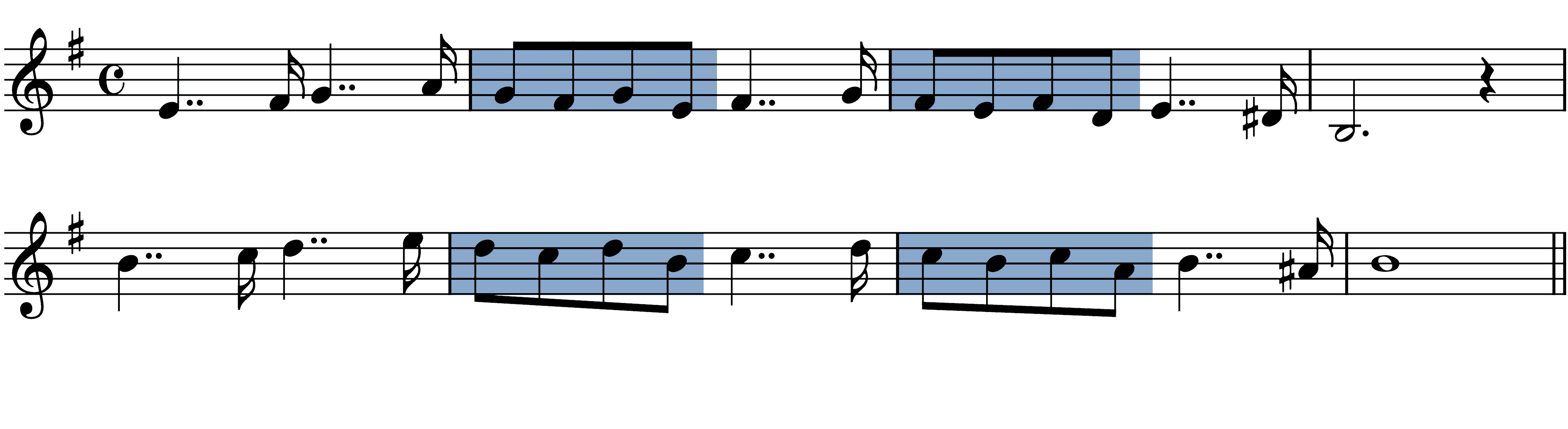 faure-pavane melodic figures