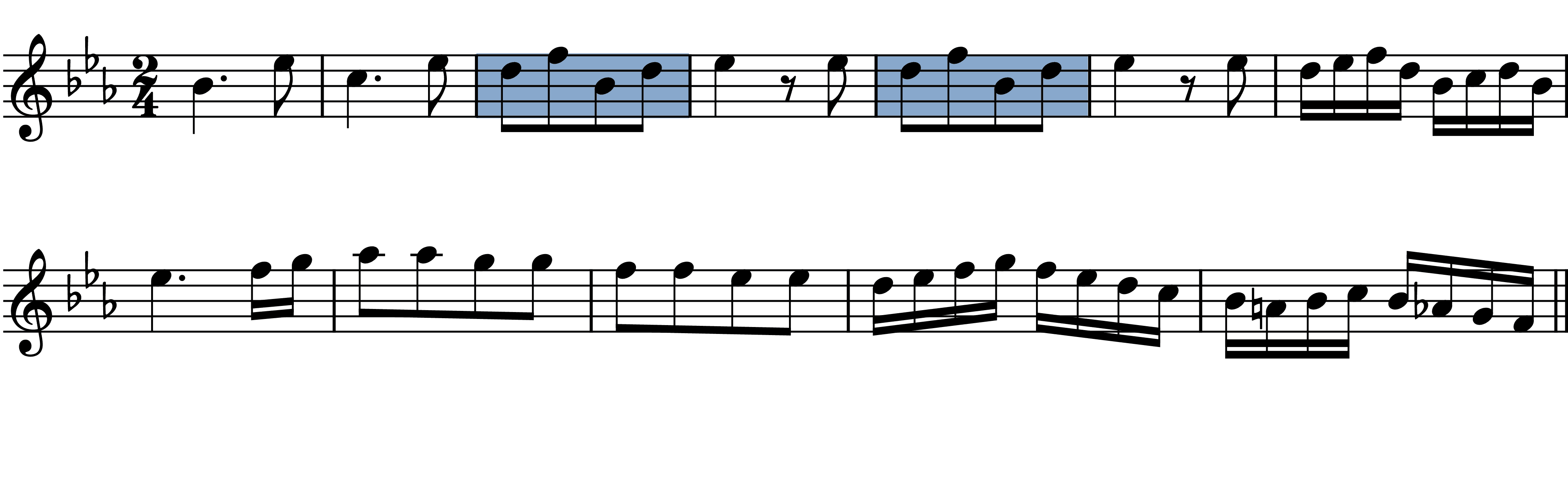 haydn-trumpet-concerto-eb melodic figures