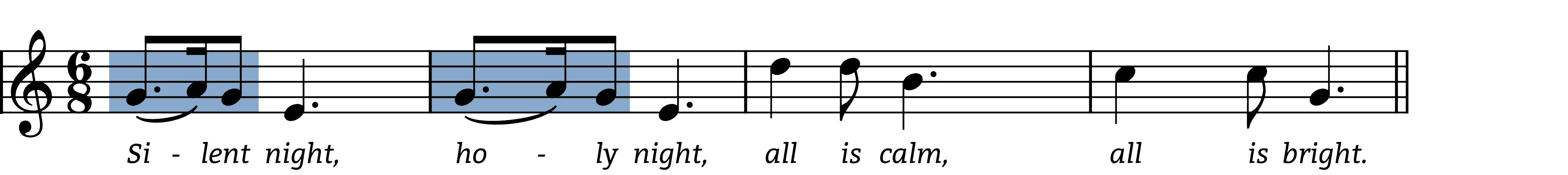 silent-night melodic figures